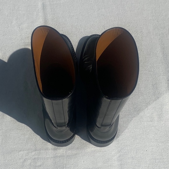 SOLD Authentic Saint Laurent Black Mid-Calf Boots - Picture 7 of 16